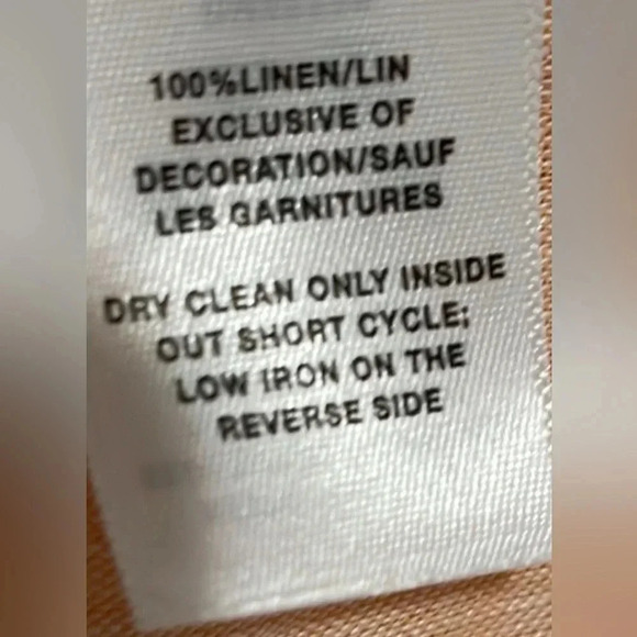 Lafayette 148 New York Peach Button-Up Blouse - Picture 16 of 16